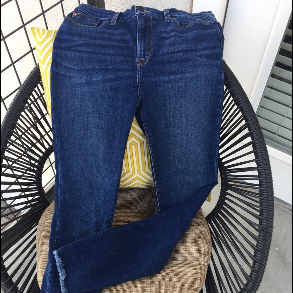 Hudson Denim Jeans Size 29 Raw Edge hem